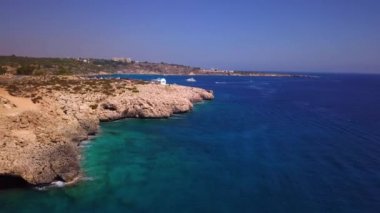 Cavo Greko Kilisesi Kıbrıs havalimanı 4k