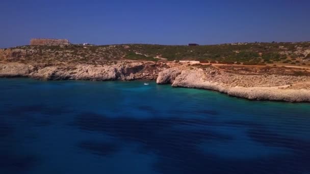 Eglise sur Cavo Greko Chypre antenne 4k 