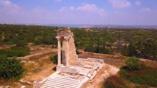 Apolo Hila Ruinas Aéreas — Vídeos de Stock