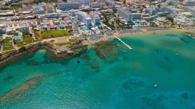 İncir ağacı plajı Protaras Kıbrıs havası