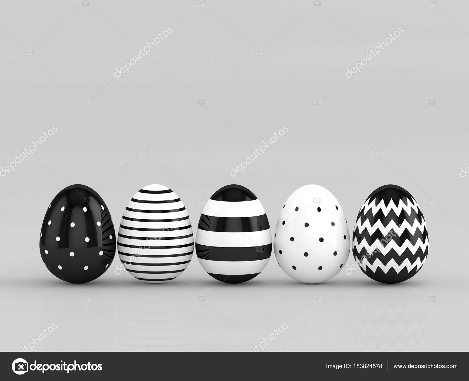 3d rendering of Easter eggs in row Stock Photo by ©ayo888 183824578