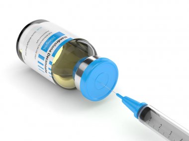 3D render nandrolone decanoate flakon