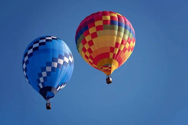 뜨거운 공기 풍선 비행 스톡 사진