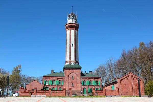 Lighthouse in Niechorze — Stock Photo, Image
