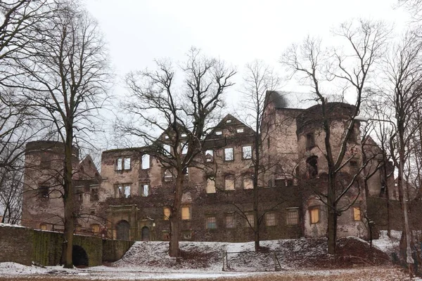 Ruins Old Castle Swiny Bolkow Poland — Stock Photo, Image