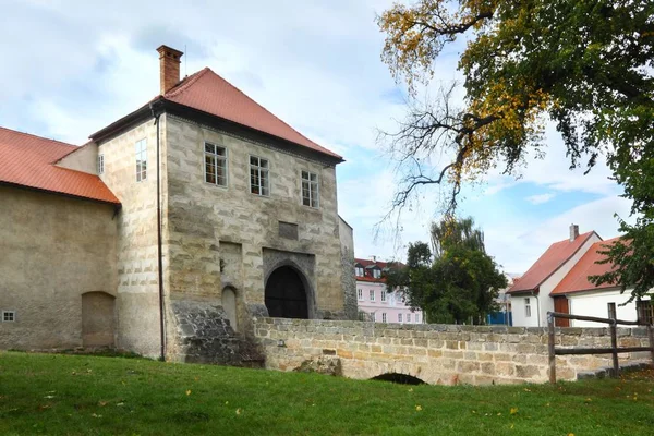 Stadshuset Ostritz Stad Tyskland — Stockfoto