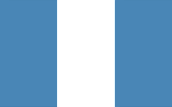 グアテマラの国旗ベクトル共和国 — ストックベクタ