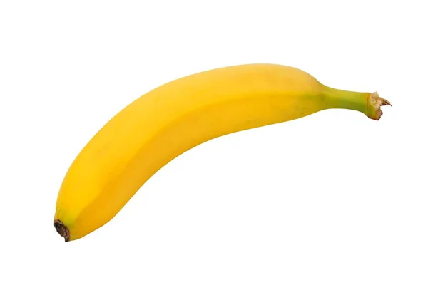 Banane auf weiß — Stockfoto