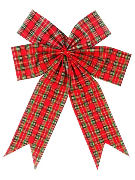 Christmas bow on white — Stock Photo, Image