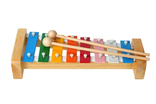 Xylophone on white — Stock Photo, Image