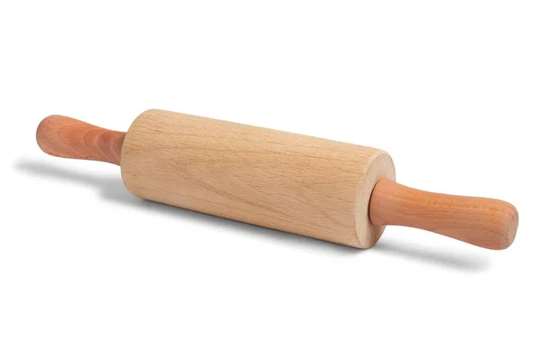 Rolling pin on white — Stock Photo, Image