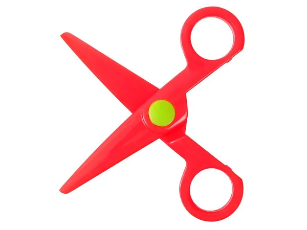 Small red scissors — Stock Photo, Image