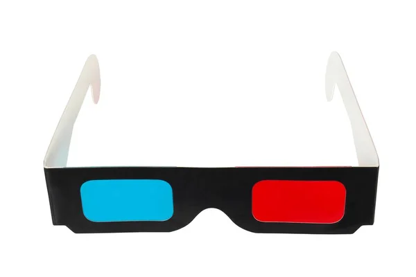 3D brýle na bílém pozadí — Stock fotografie