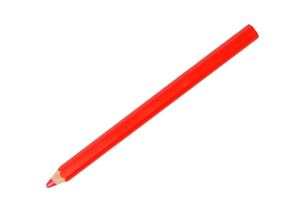 白の赤い鉛筆 — ストック写真