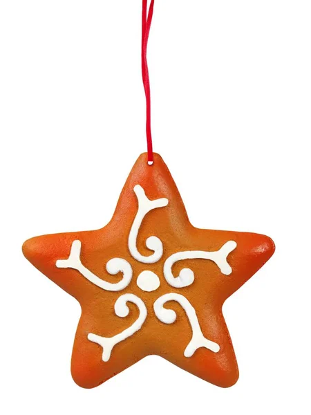 Pepparkakor julstjärna — Stockfoto