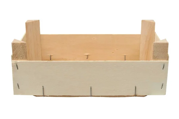 Kotak kayu kosong — Stok Foto