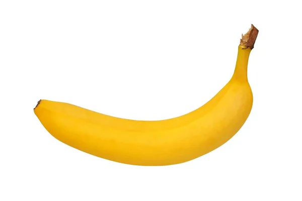 Банан изолирован на белом — стоковое фото