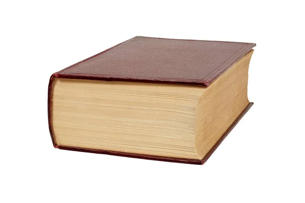 Thick book on white — Stock Photo, Image
