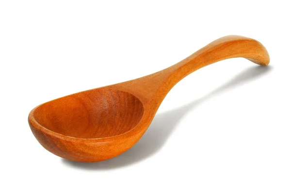 Big Wooden Spoon Comfortable Handle — Stock Photo, Image
