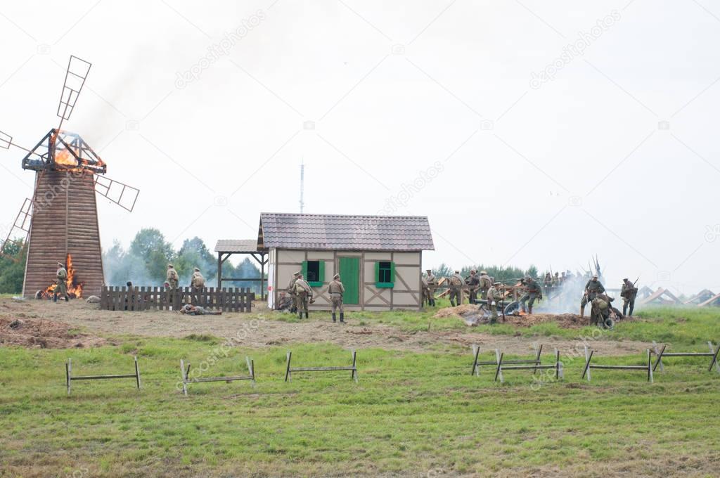 Битва При Гумбиннене, Первая Мировая Война Стоковое Фото ©rook76.