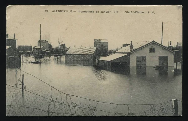 Alfortville Frankrike vykort — Stockfoto