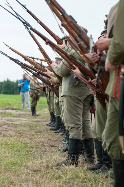 Prima guerra mondiale Rievocazione storica — Foto Stock