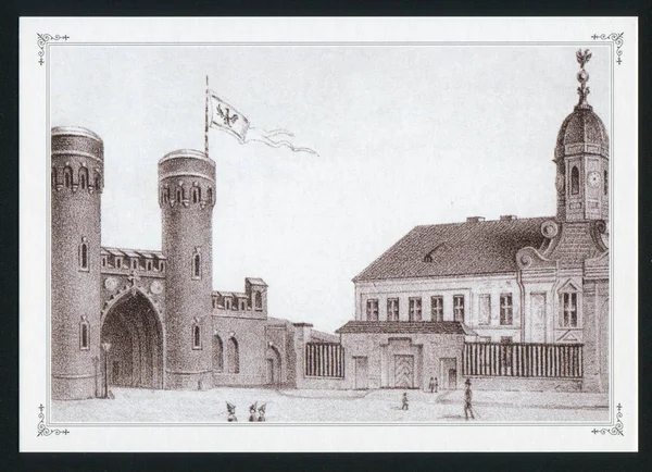 Eski Königsberg kartpostal — Stok fotoğraf