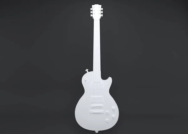 Gitaar 3d gesmolten — Stockfoto