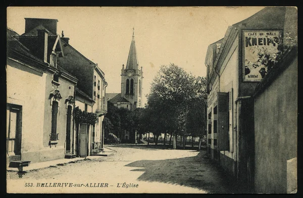 Russland Kaliningrad Mai 2017 Postkarte Aus Frankreich Zeigt Frankreich Auf — Stockfoto