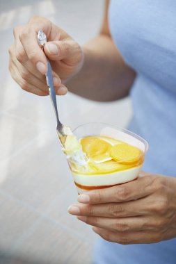 Meyve Mus yemek kadın