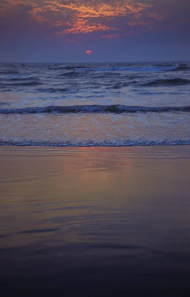 Pôr do sol no Oceano Atlântico — Fotografia de Stock