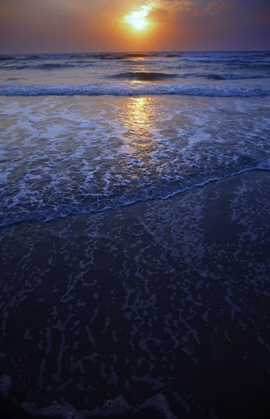 Pôr do sol no Oceano Atlântico — Fotografia de Stock