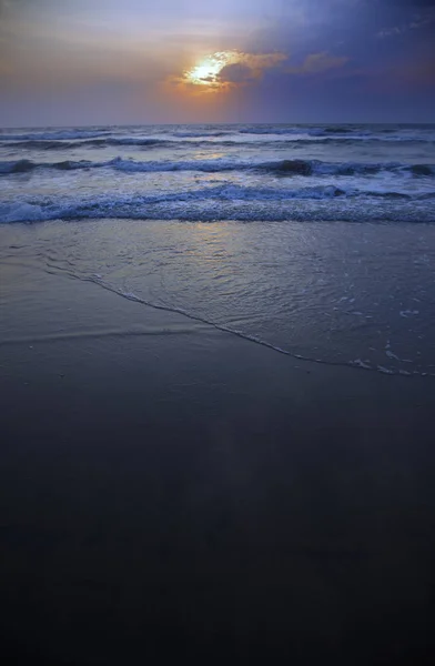 Pôr do sol no Oceano Atlântico — Fotografia de Stock