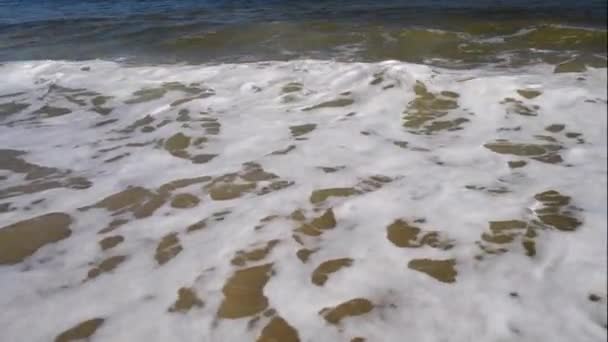 Vista Sobre Ola Surf Atlantic Ocean Florida — Vídeo de stock