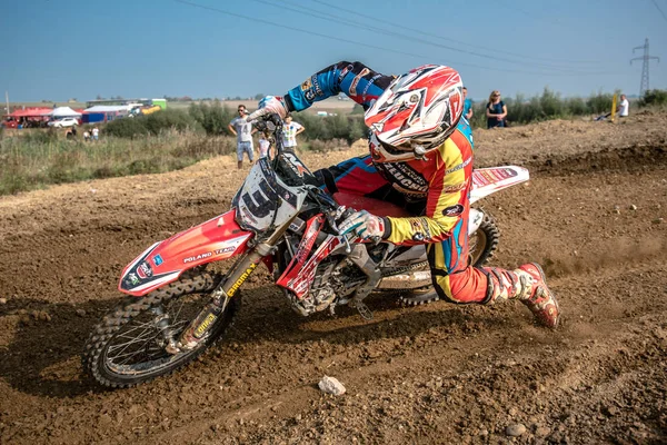 GDANSK, POLAND - SEPTEMBER 10 : riders on Polish Motocross Championship Poland, Gdansk 10 Septemeber 2016 — Stock Photo, Image