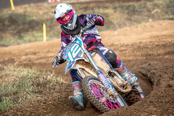 GDANSK, POLÓNIA - SETEMBRO 10: pilotos no Campeonato Polonês de Motocross Polônia, Gdansk 10 Setembro 2016 — Fotografia de Stock