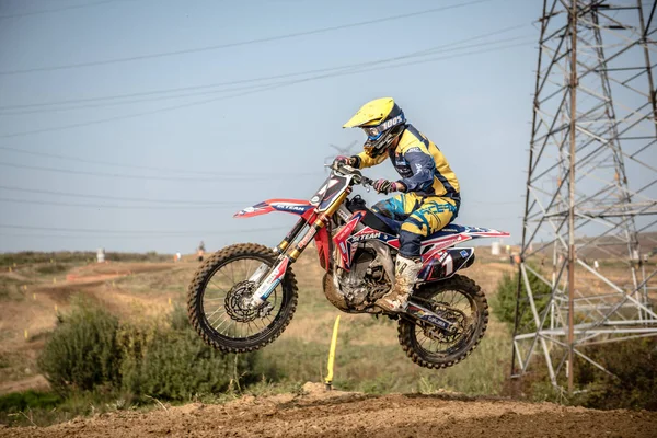 Gdansk, Polen - 10 September: renners op Poolse Motocross Championship Polen, Gdansk 10 Septemeber 2016 — Stockfoto