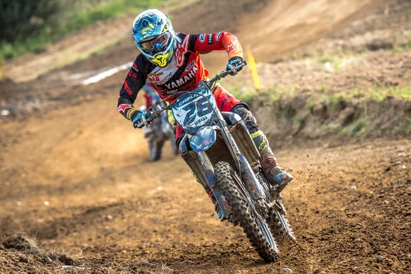 GDANSK, POLONIA - 10 DE SEPTIEMBRE: pilotos del Campeonato Polaco de Motocross Polonia, Gdansk 10 de septiembre de 2016 —  Fotos de Stock