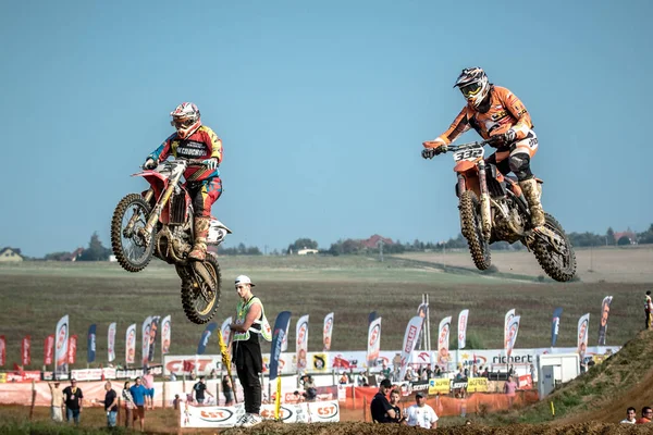 GDANSK, POLAND - SEPTEMBER 10 : rider on Polish Motocross Championship Poland, Gdansk 10 Septemeber 2016 — Stock Photo, Image