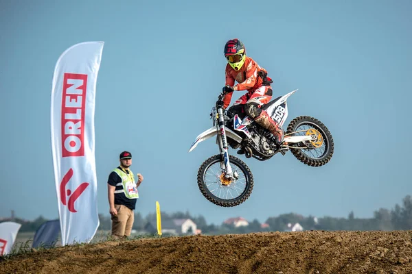 Gdansk, Lengyelország - szeptember 10.: lovas lengyel Motocross bajnokság Lengyelország, Gdansk 10 Septemeber 2016-ban — Stock Fotó