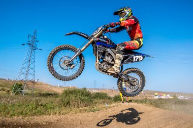 Gdansk, Polonya - 11 Eylül: Polonyalı Motocross Şampiyonası Polonya, Gdansk 11 Eylül 2016 tanımsız rider