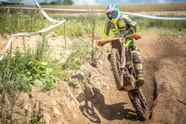 Malechowo, Polen - 17 juli: undefined ruiter op Poolse Enduro Championship Polen, Malechowo 17 juli 2016 — Stockfoto