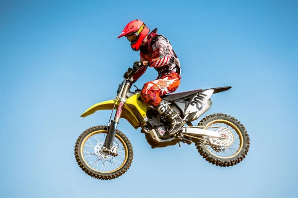 Gdańsk, Polska - 11 września: niezdefiniowane rider na polski Motocross Mistrzostwa Polski, Gdańska 11 września 2016 — Zdjęcie stockowe