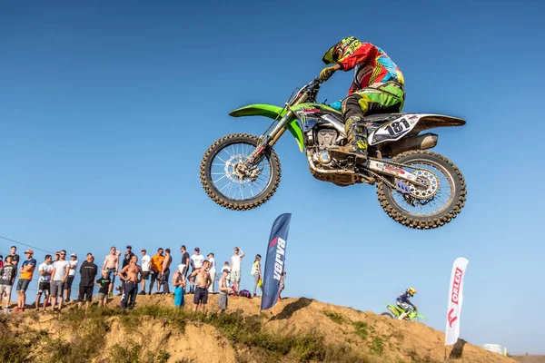 Gdansk, Polen - 11 September: odefinierad ryttare på polska Motocross Championship Polen, Gdansk 11 september 2016 — Stockfoto