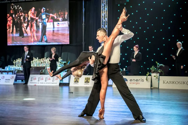 Ruda Slaska, Poland - March 12, 2017 - Polish Championship Of Latin Dance In Ruda Slaska — Stock Photo, Image