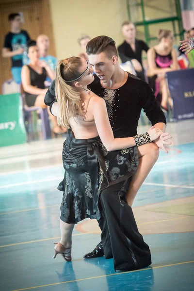 Dziwnow, Polen - 21. maj 2016 - Sloneczny Dance Competition. Regional danseturnering i Dziwnow - Stock-foto