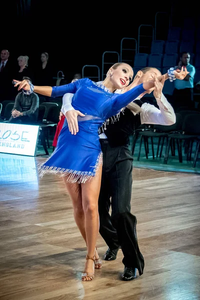 Krakow, Polonya - 11 Aralık 2016 - Wieczysty dans yarışması. Bölgesel dans turnuva Krakow