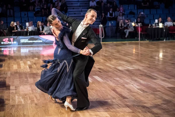 Krakow, Polonya - 11 Aralık 2016 - Wieczysty dans yarışması. Bölgesel dans turnuva Krakow