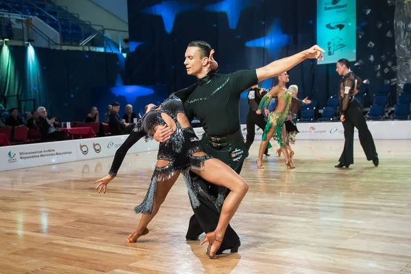 Elblag, Polônia - 13 de outubro de 2017 - Baltic Cup Dance Competition. Torneio de dança internacional em Elblag — Fotografia de Stock