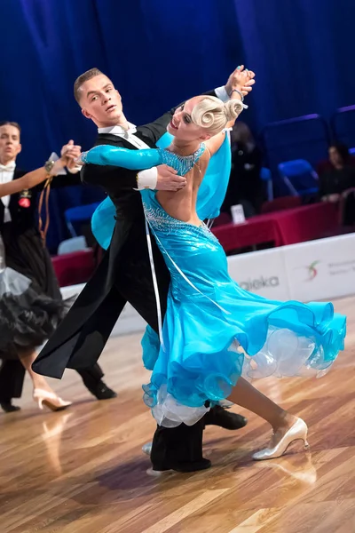 Elblag, Polen - 13 oktober 2017 - Baltic Cup danstävling. Internationell Dans turnering i Elblag — Stockfoto